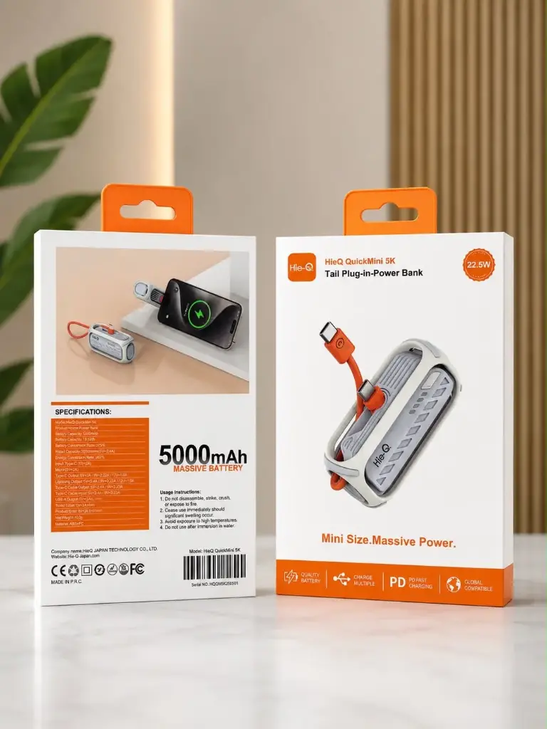Hieq Quickmini 5000 Mah Power Bank