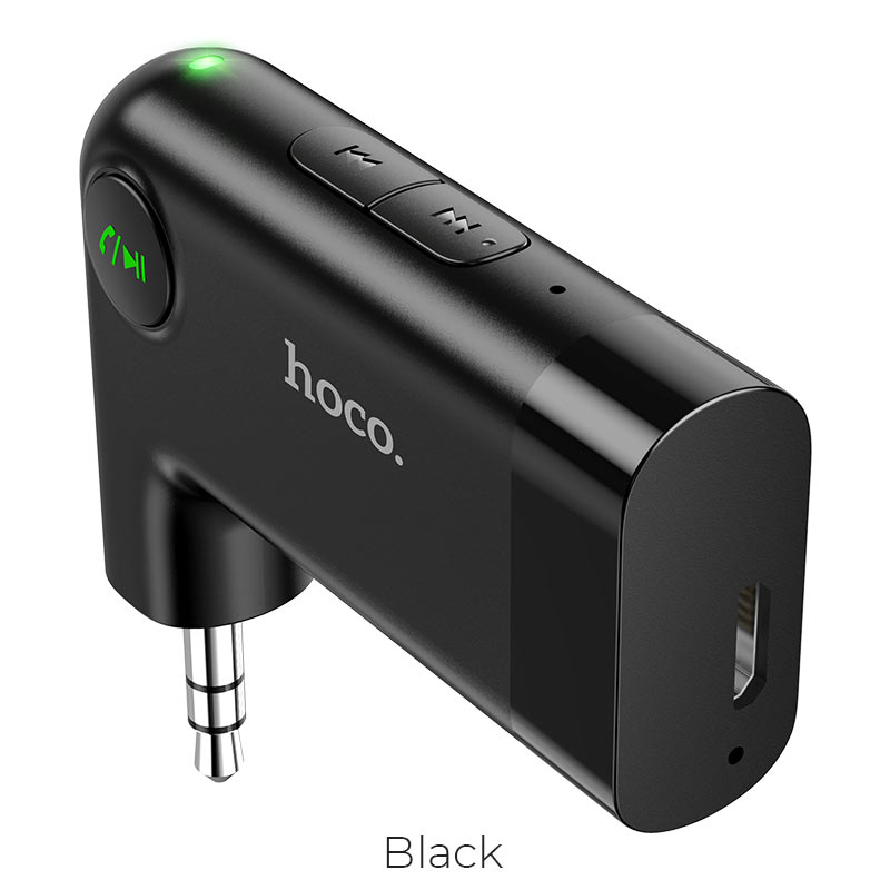 مستقبل صوت لاسلكي Hoco E53 بلوتوث 5.0 عبر AUX – نطاق 10 متر
