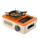 Porodo Lifestyle 3200W Portable Butane Camping Stove – Orange & Beige