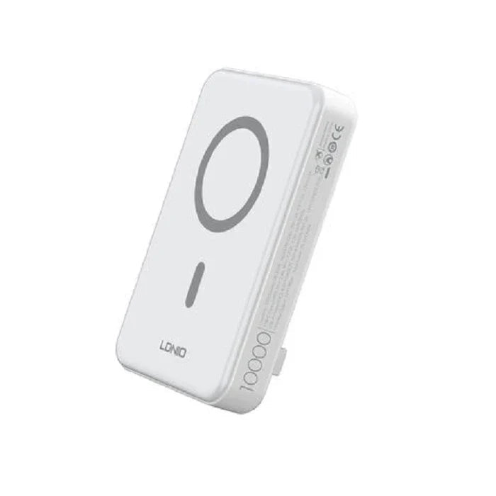 باور بانك LDNIO PQ16 مغناطيسي لاسلكي سعة 10000mAh متوافق مع MagSafe