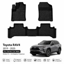 Pro Series Custom Fit Car Mats for Toyota RAV4 2019-2025 — 3-Piece Set
