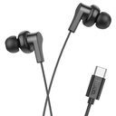 hoco M114 Jia Type-C Digital Earphones with Mic — Black