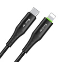 Mcdodo CA-7360 L-Shape Lightning to USB-C Cable – 36W PD with Smart Power-Off (1.2m)