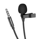 Hoco L14 Omnidirectional Lavalier Microphone – 3.5mm Plug-and-Play, 2m Cable